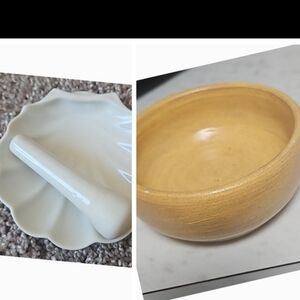 70s vtg Apothecary Pestle for Porcelain Mortar in excellent condition Marked